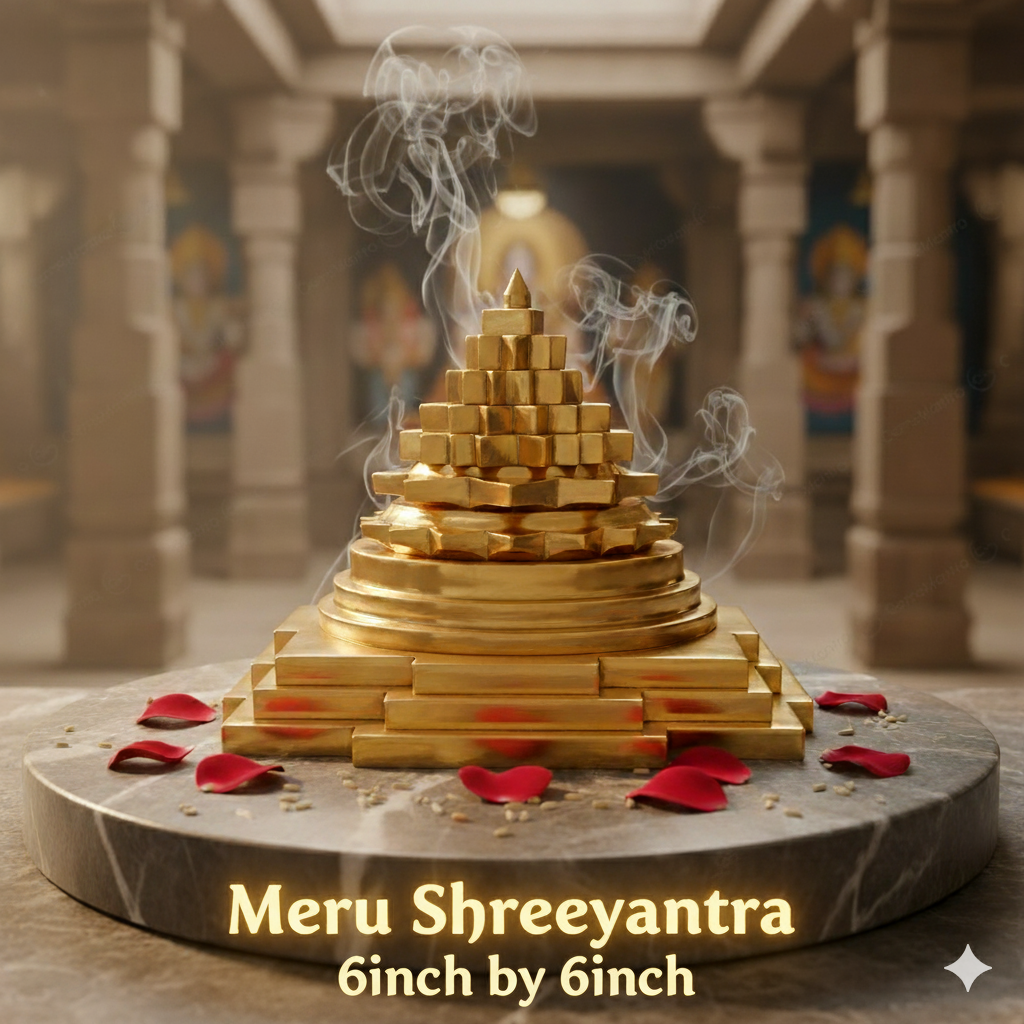 Meru Shreeyantra      6inch by 6inch   